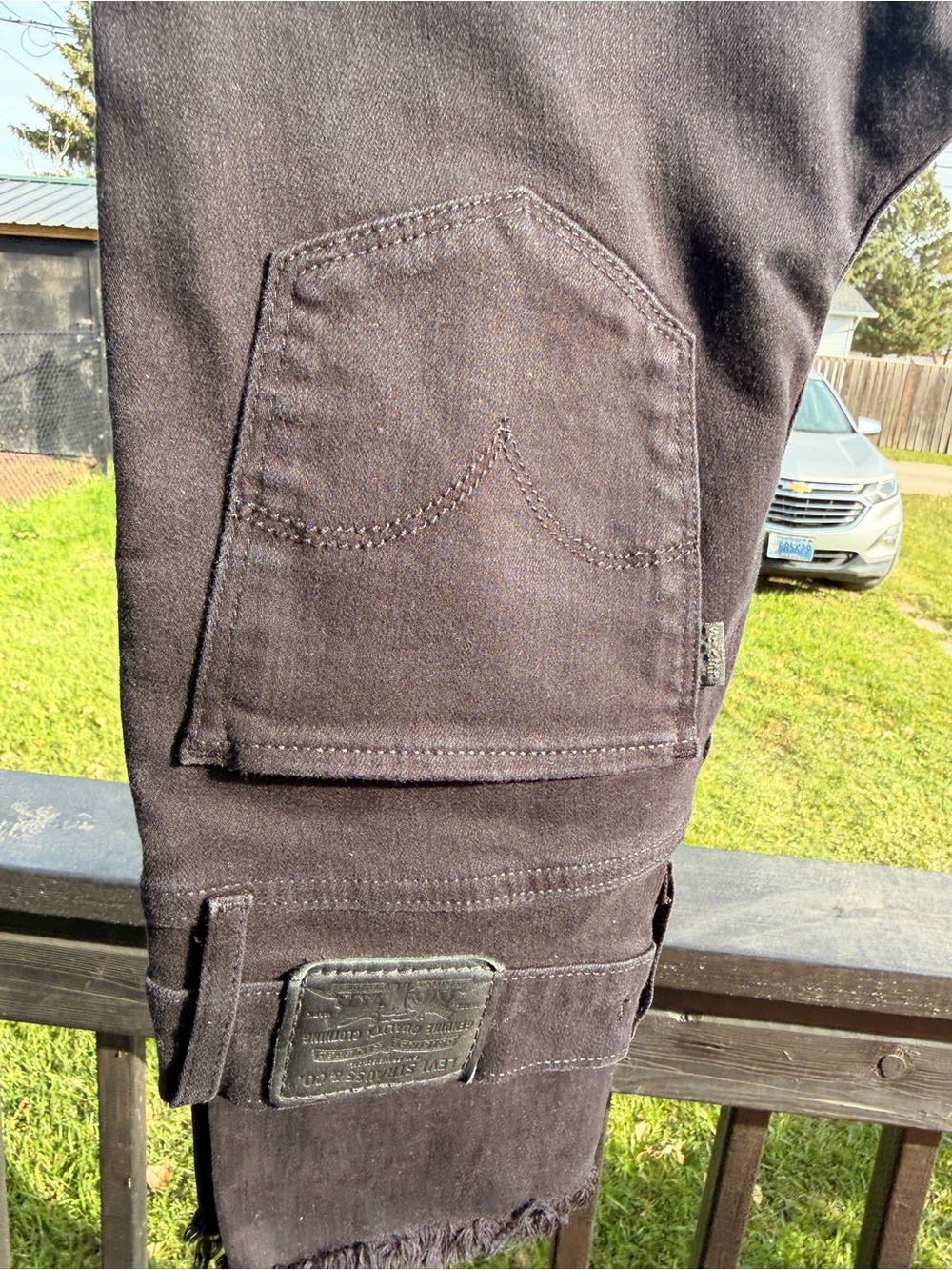 Levi’s Premium High Rise Straight Crop Jeans